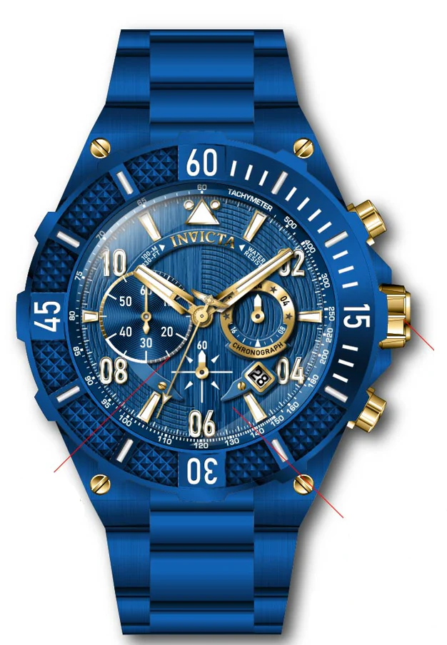 Parts for Invicta Aviator Men 40512