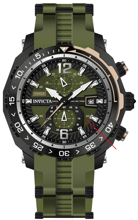 Parts for Invicta Aviator Men 40537