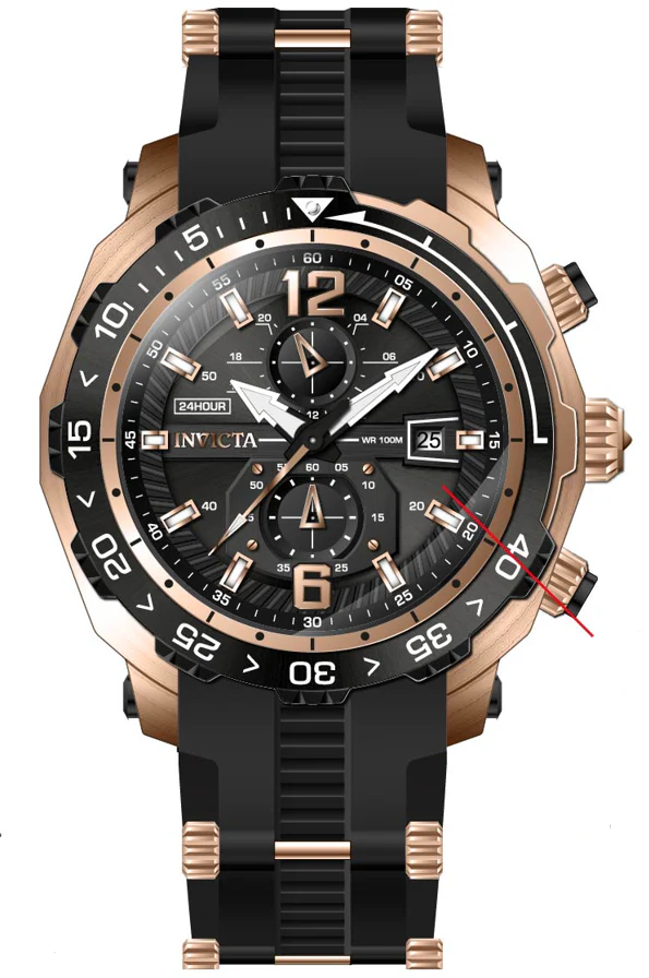 Parts for Invicta Aviator Men 40539