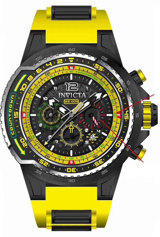 Parts For Invicta Aviator Men 44343