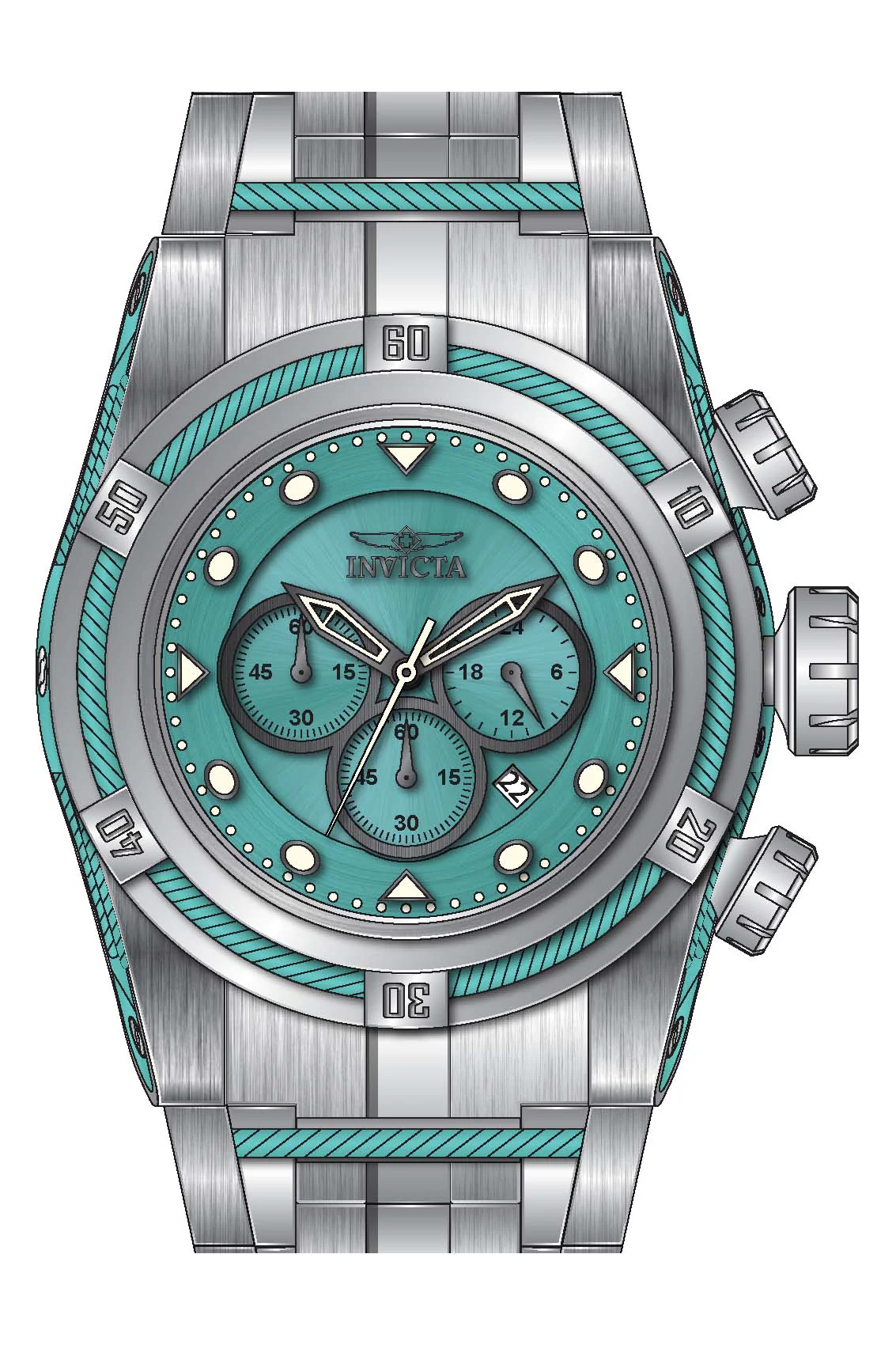 Parts for Invicta Bolt Zeus Men 43347 - Image 2