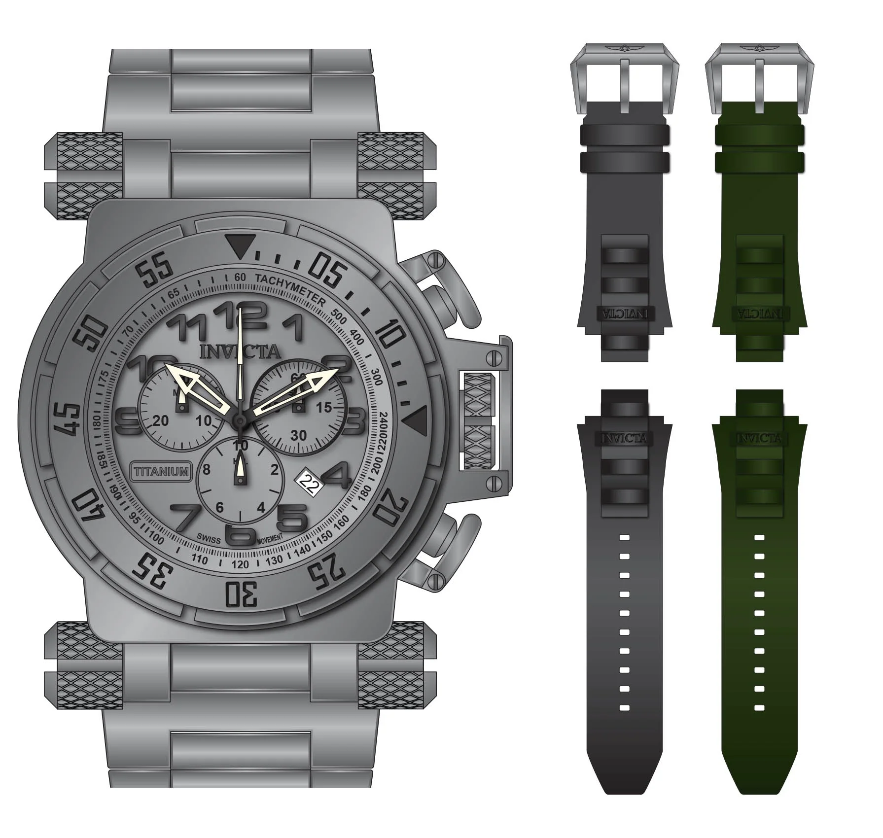 Parts for Invicta Coalition Forces Men 33711 - Image 2
