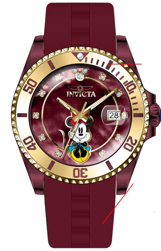 Parts for Invicta Disney Limited Edition Minnie Mouse Lady 41295