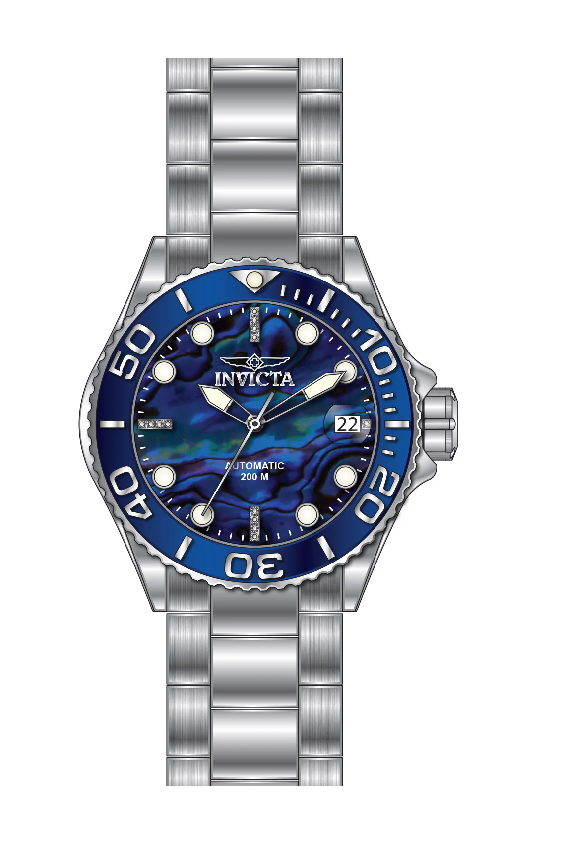 Parts for Invicta Grand Diver Lady 40147 - Image 2