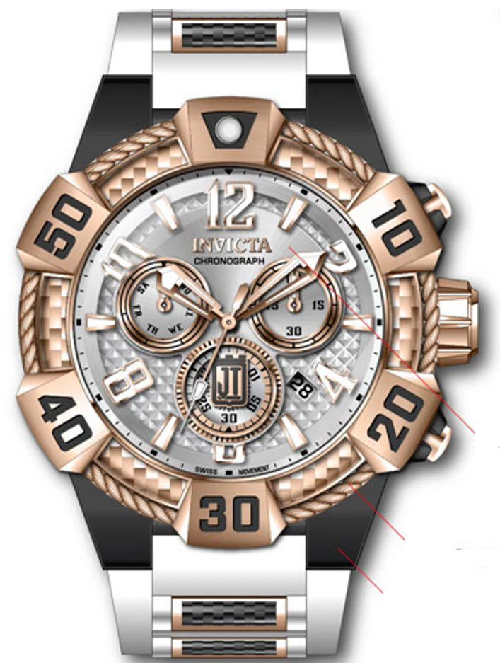 Parts for Invicta JT Men 40445