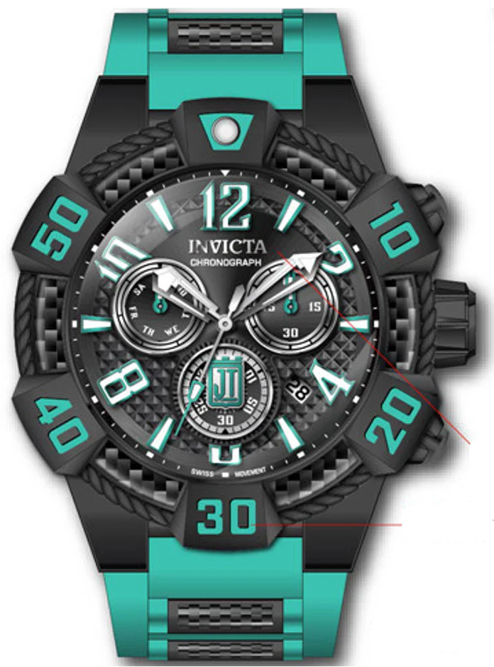 Parts for Invicta JT Men 40448