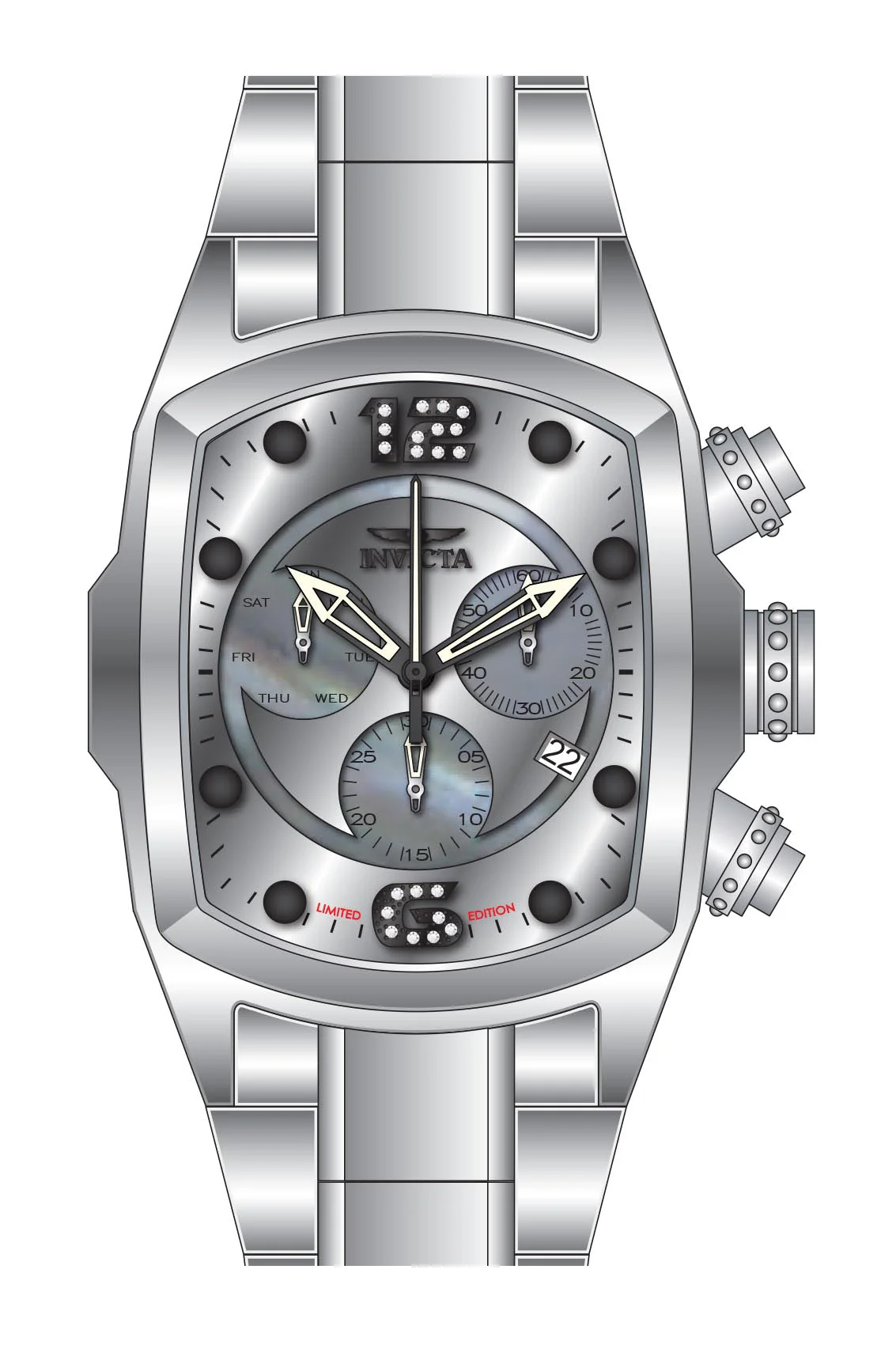 Parts for Invicta Lupah Men 33946 - Image 2