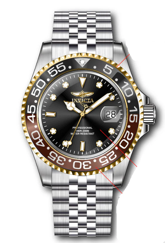 Parts for Invicta Pro Diver Men 34103