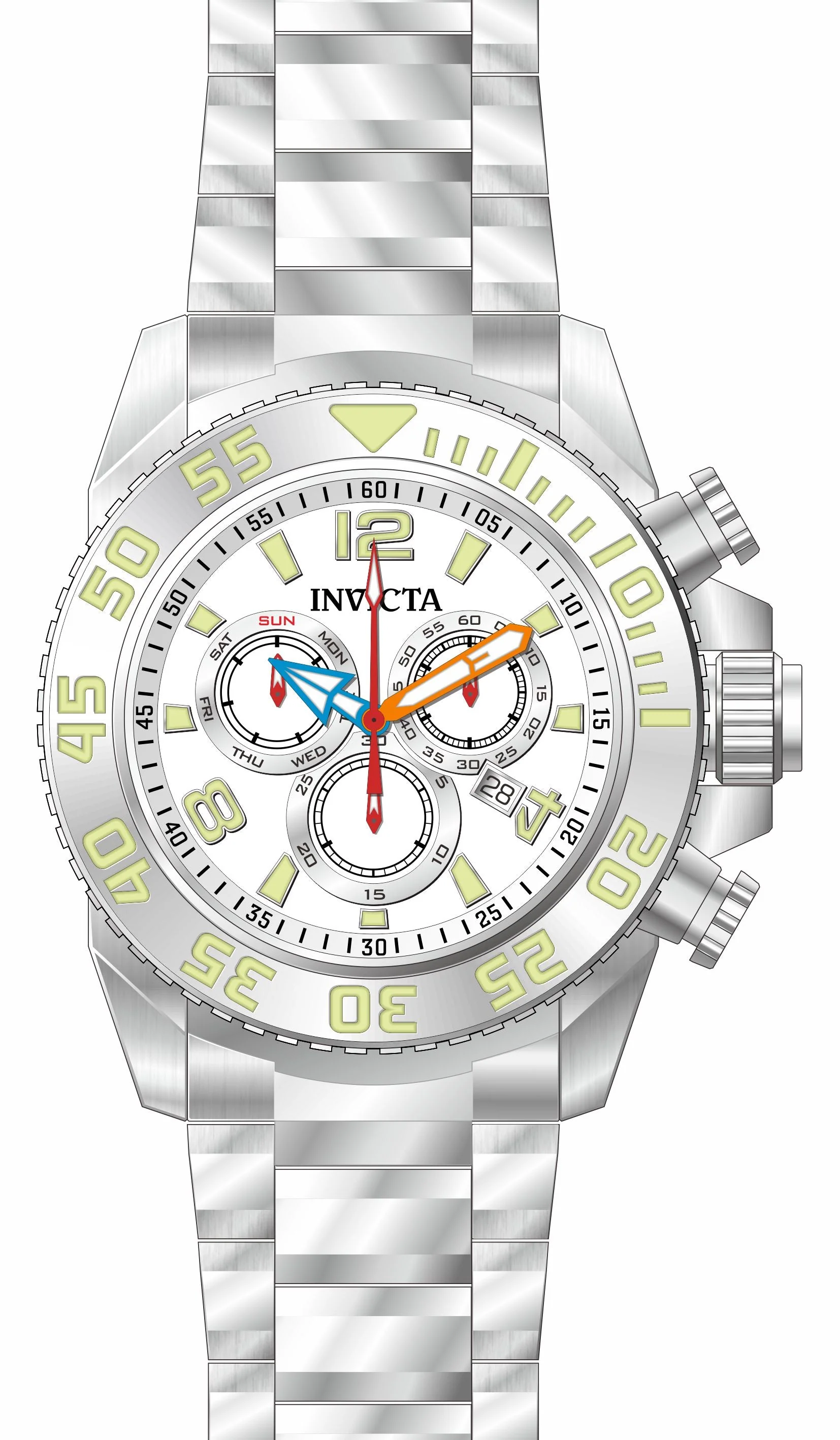 Parts for Invicta Pro Diver Men 35749 - Image 2