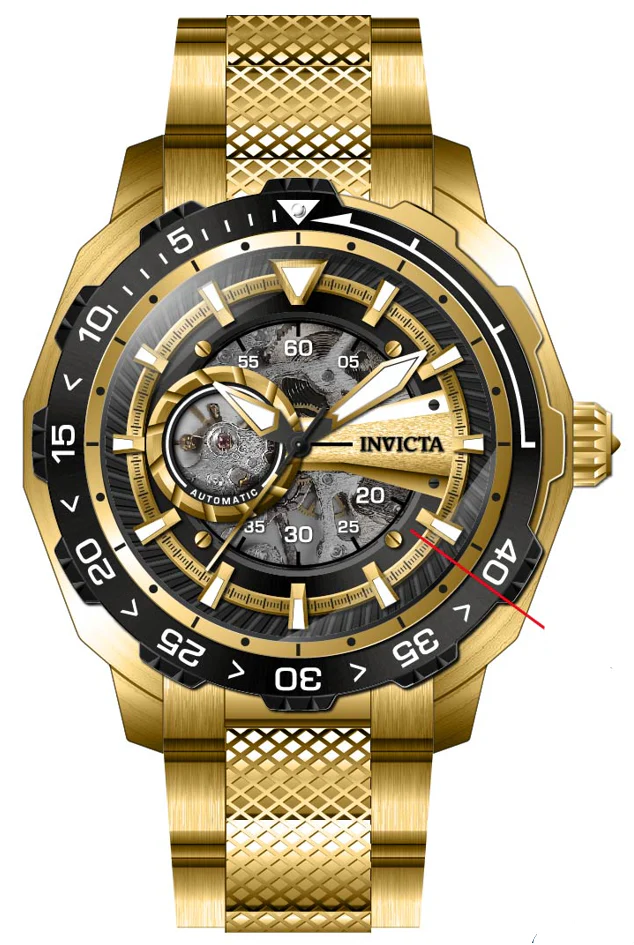 Parts for Invicta Pro Diver Men 40550