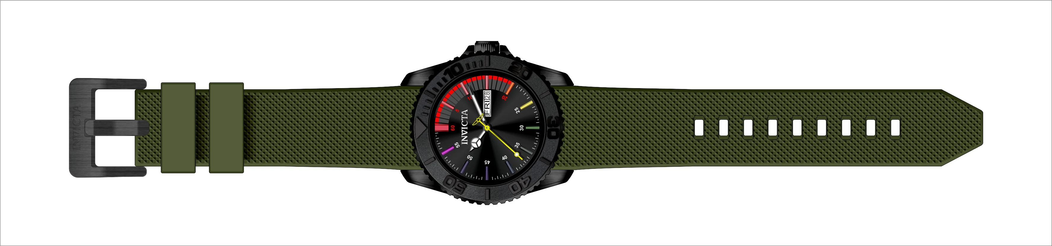 Parts For Invicta Pro Diver  Men 44736