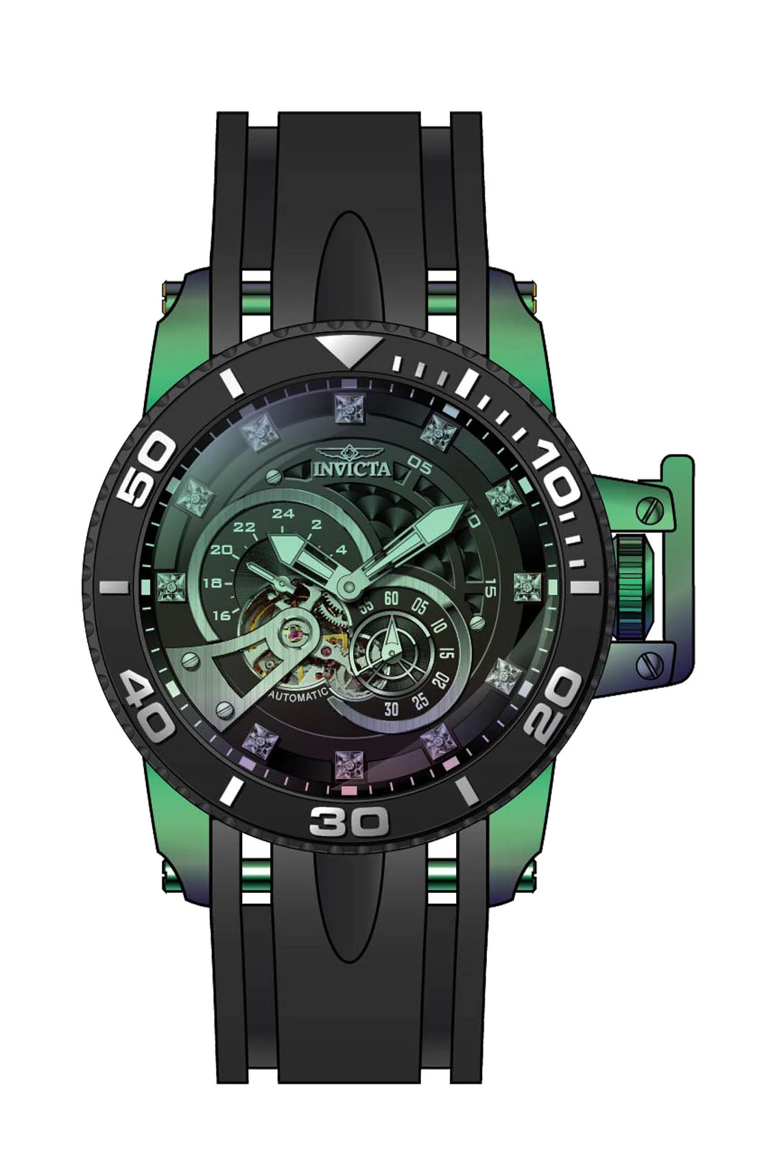 Parts for Invicta Pro Diver SCUBA Men 36116 - Image 2