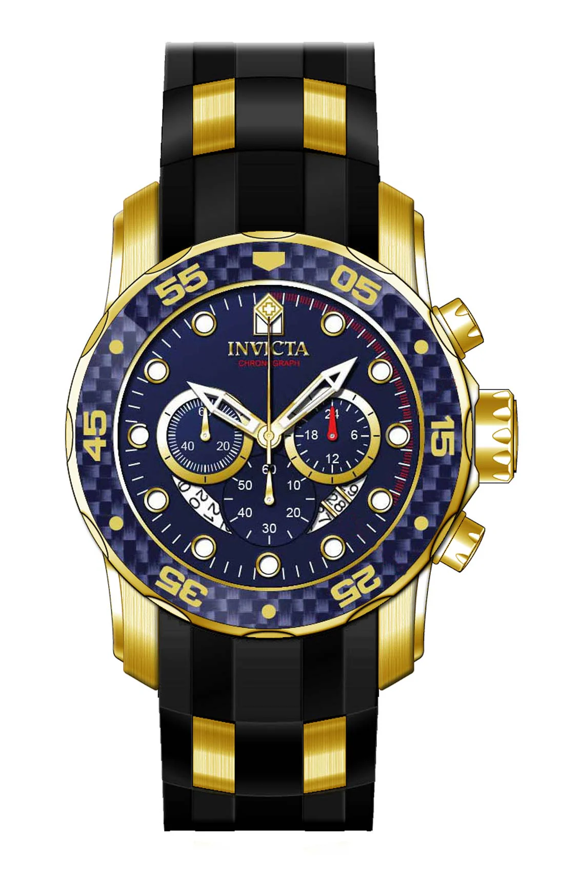 Parts for Invicta Pro Diver Zager Exclusive Men 35416 - Image 2