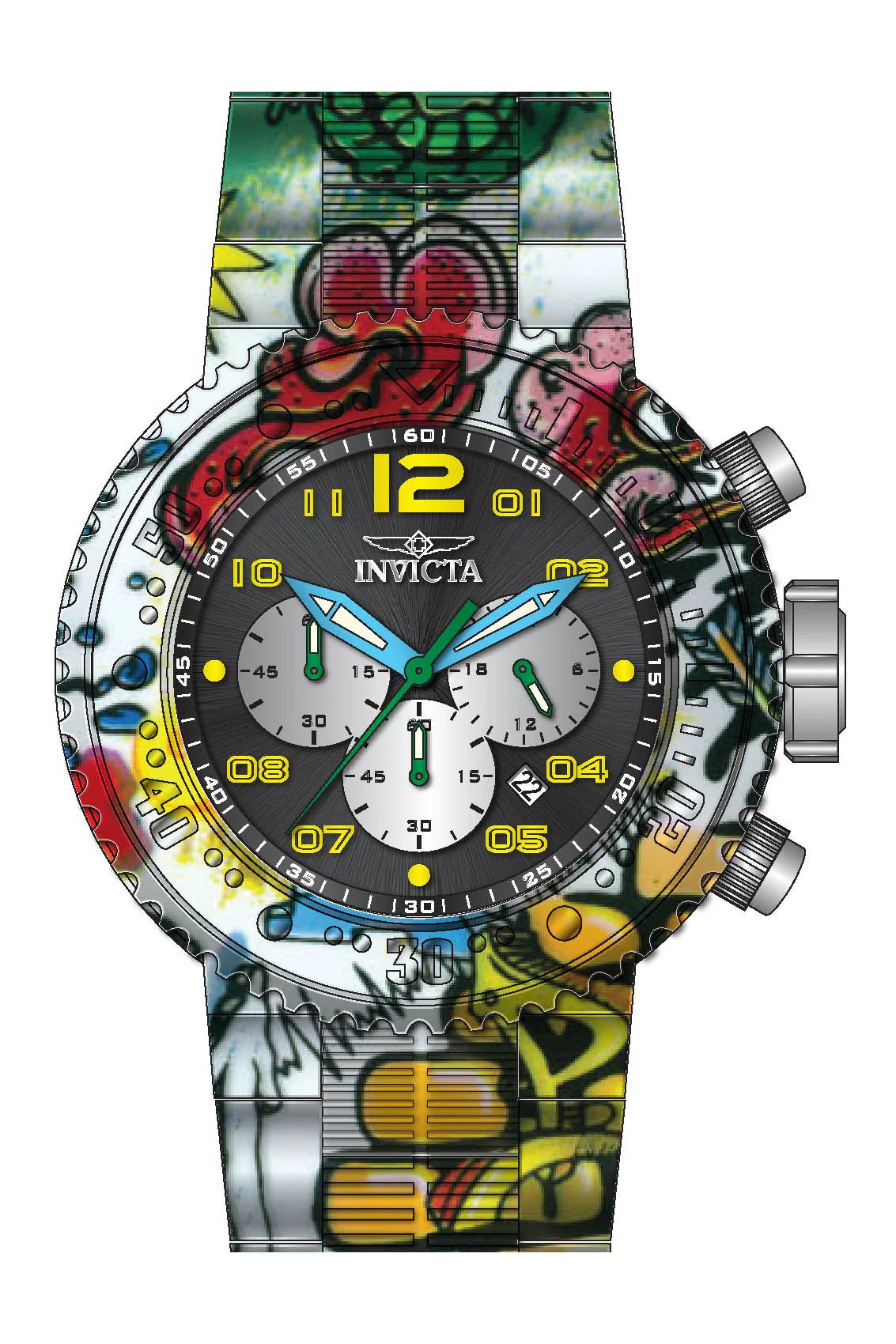 Parts for Invicta Pro Diver Zager Exclusive Men 43233 - Image 2
