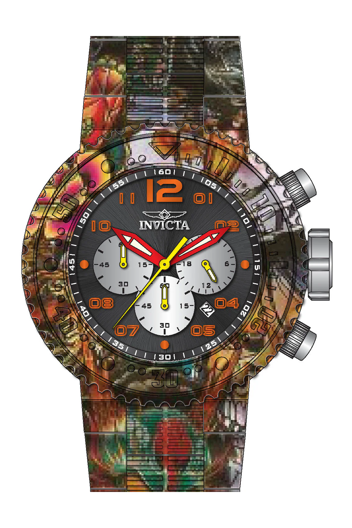 Parts for Invicta Pro Diver Zager Exclusive Men 43234 - Image 2