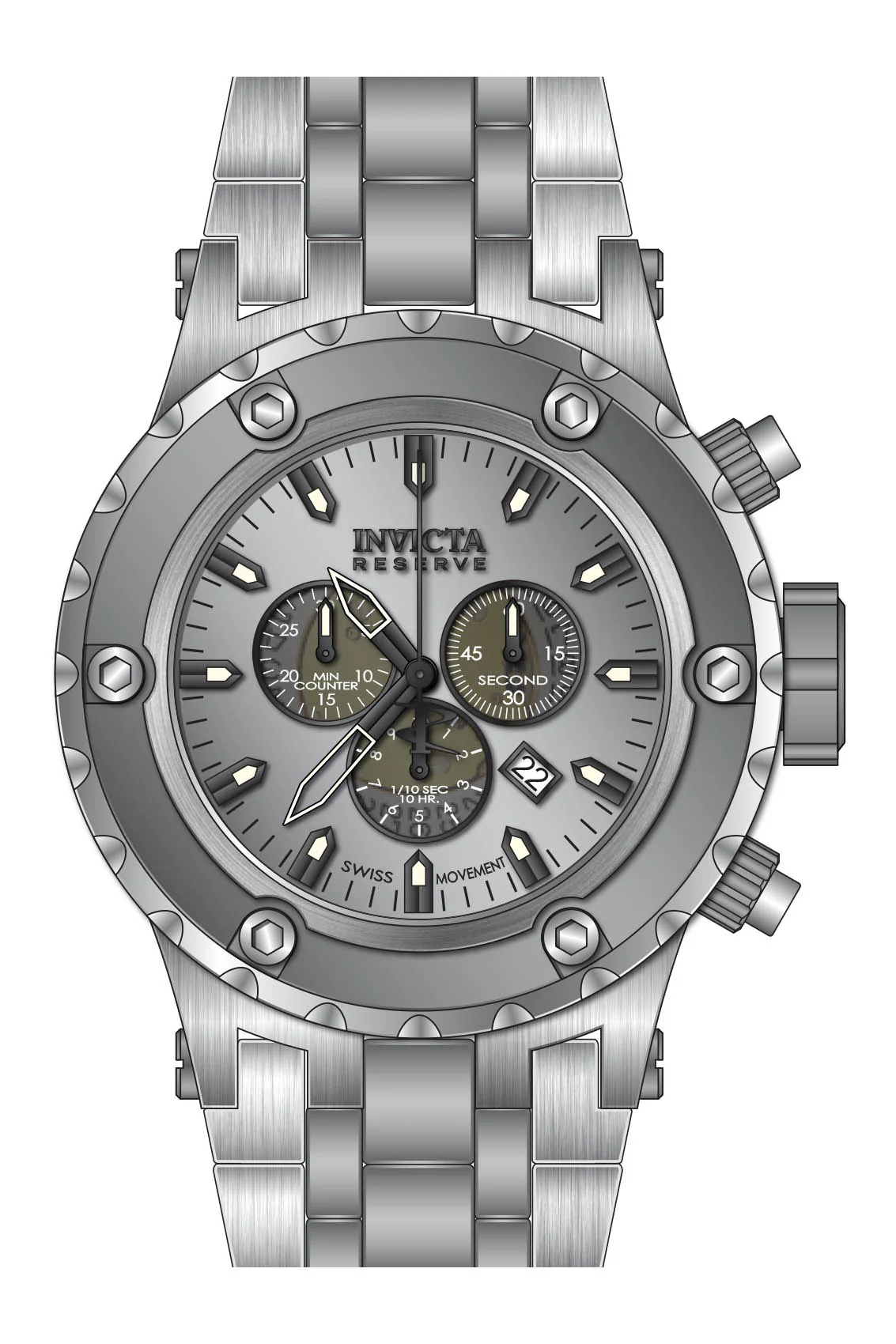 Parts for Invicta Reserve 0970