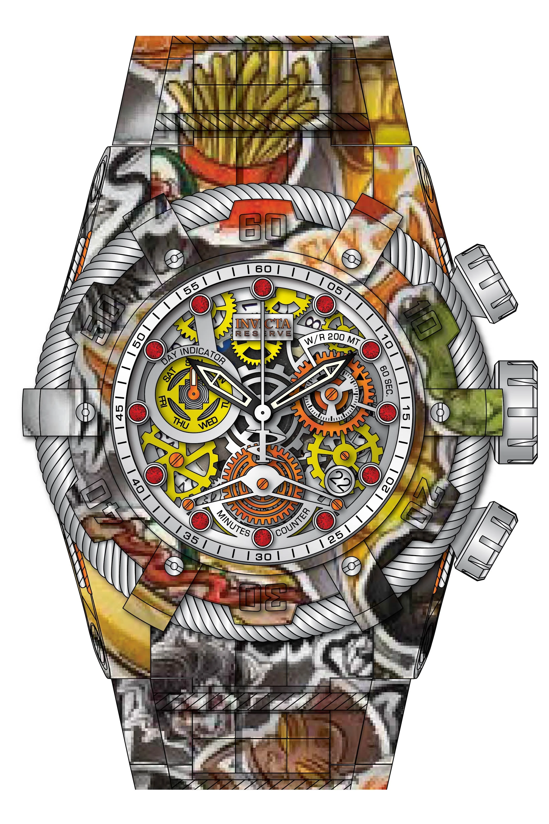 Parts for Invicta Reserve Bolt Zeus Men 34295 - Image 2