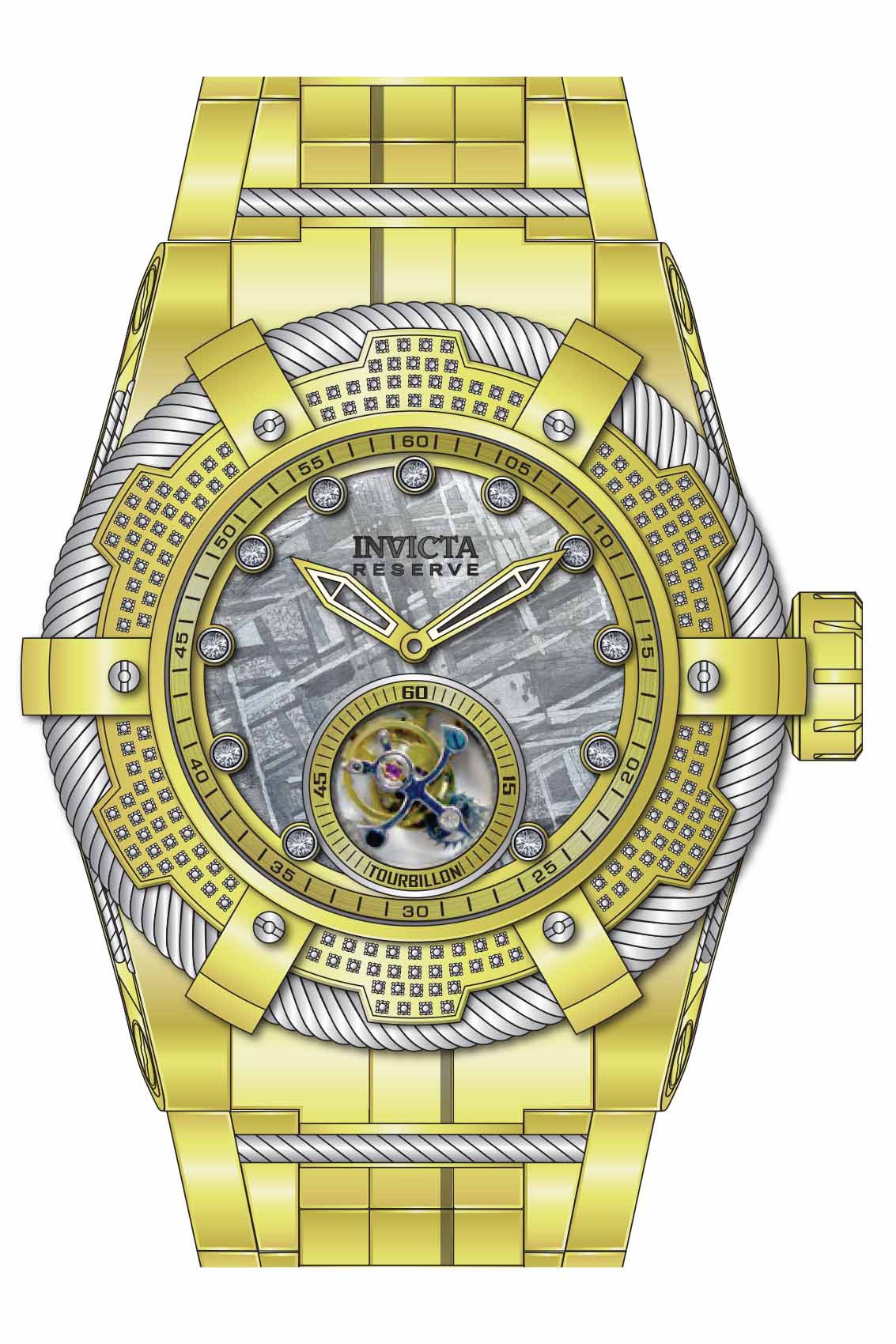 Parts for Invicta Reserve Bolt Zeus Men 34299 - Image 2