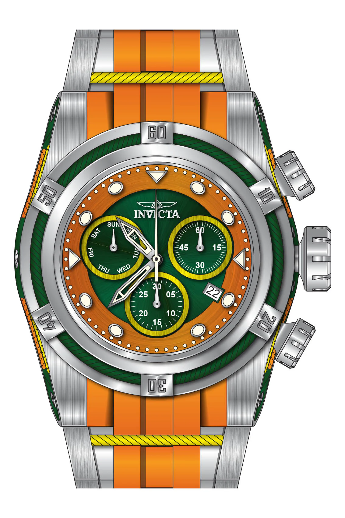 Parts for Invicta Reserve Bolt Zeus Men 34481 - Image 2