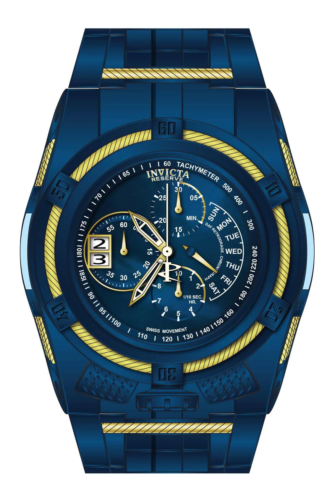 Parts for Invicta Reserve Bolt Zeus Men Blue Label 34164 - Image 2