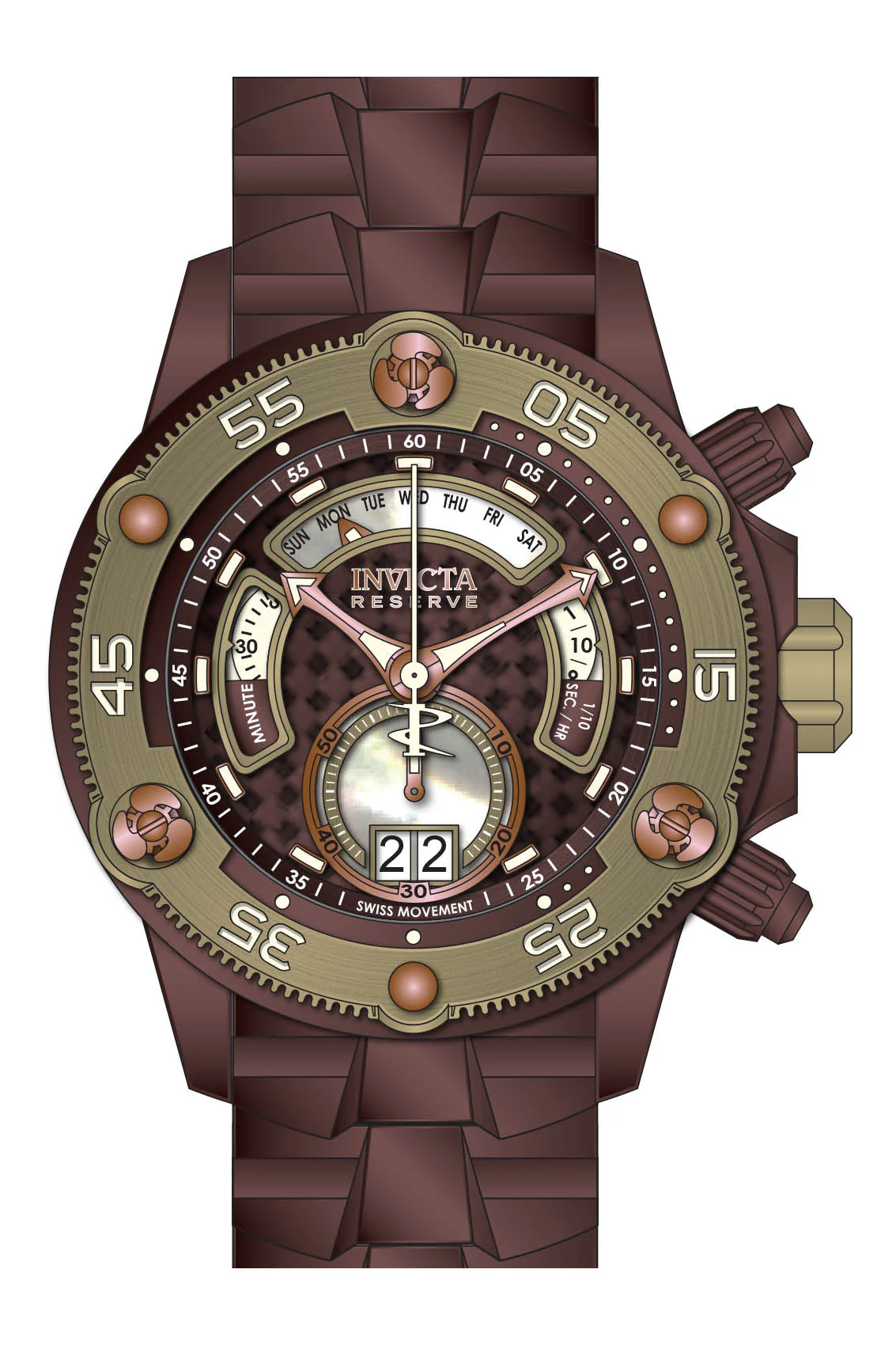 Parts for Invicta Reserve Excursion Men 36009 - Image 2