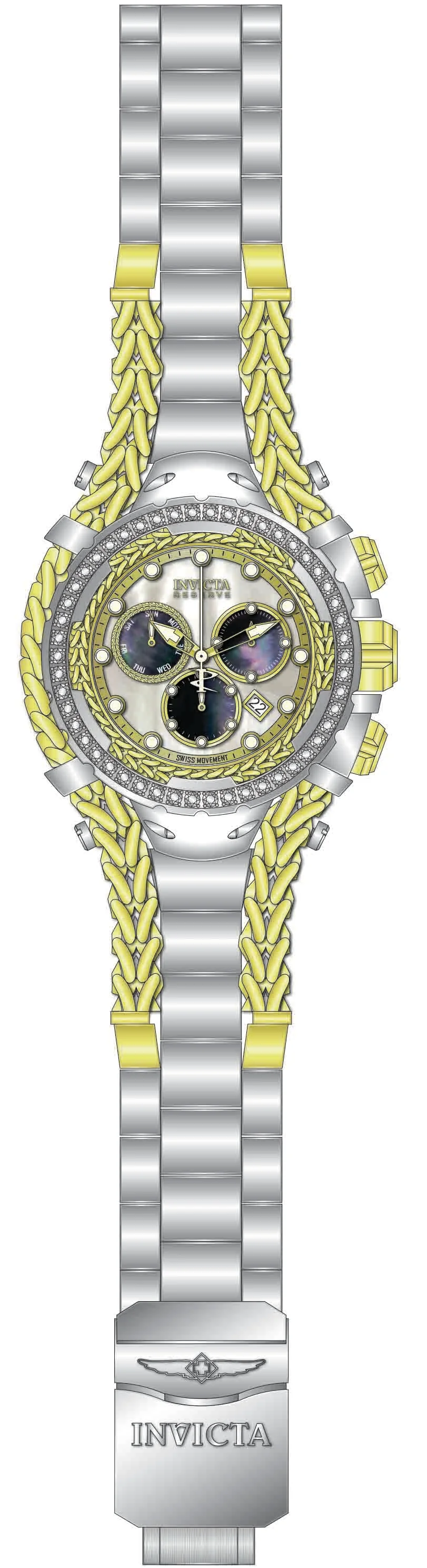 Parts For Invicta Reserve Gladiator Men 51465 - Image 18