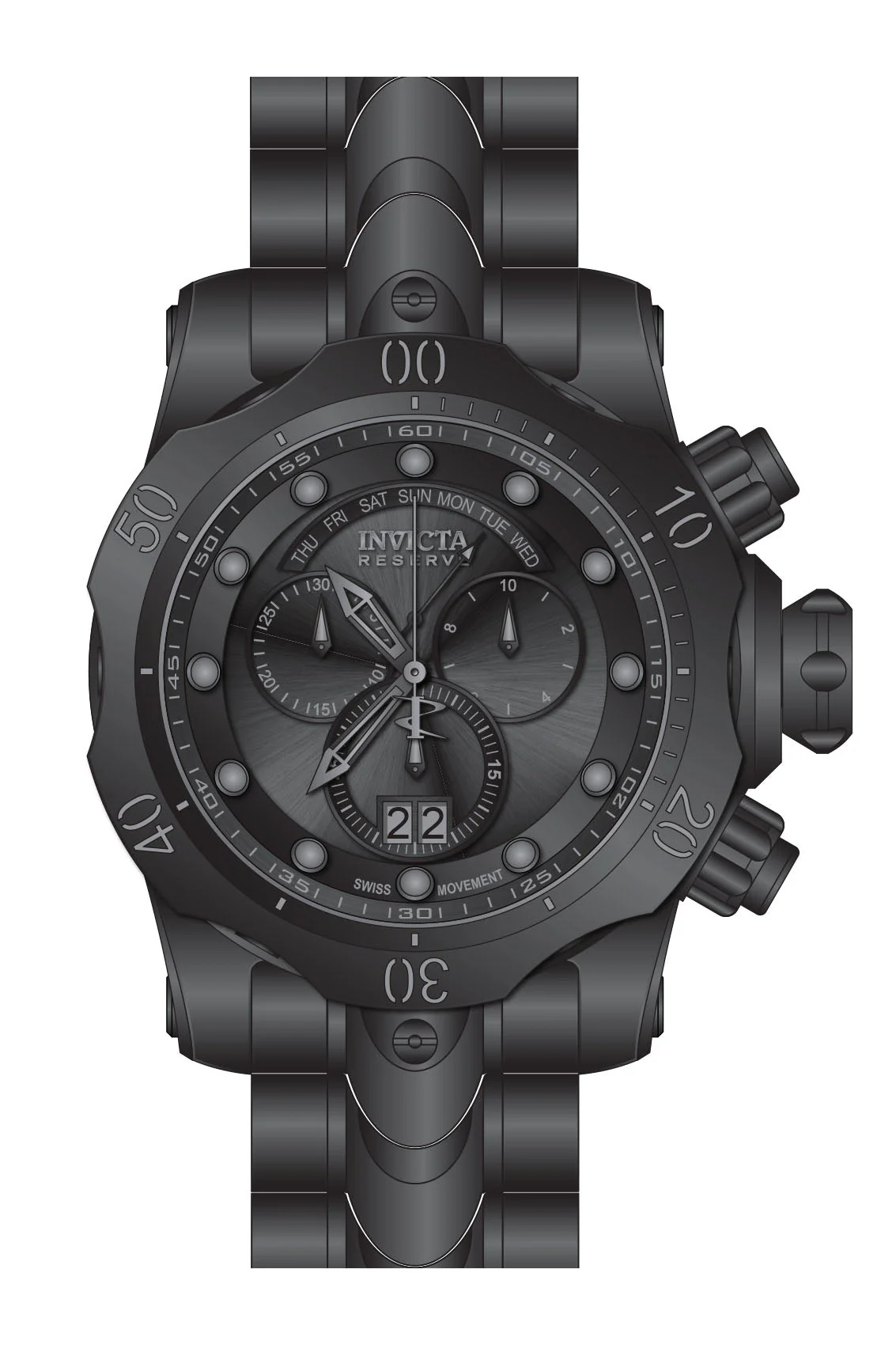 Parts for Invicta Reserve Grand Venom Men 34196 - Image 2