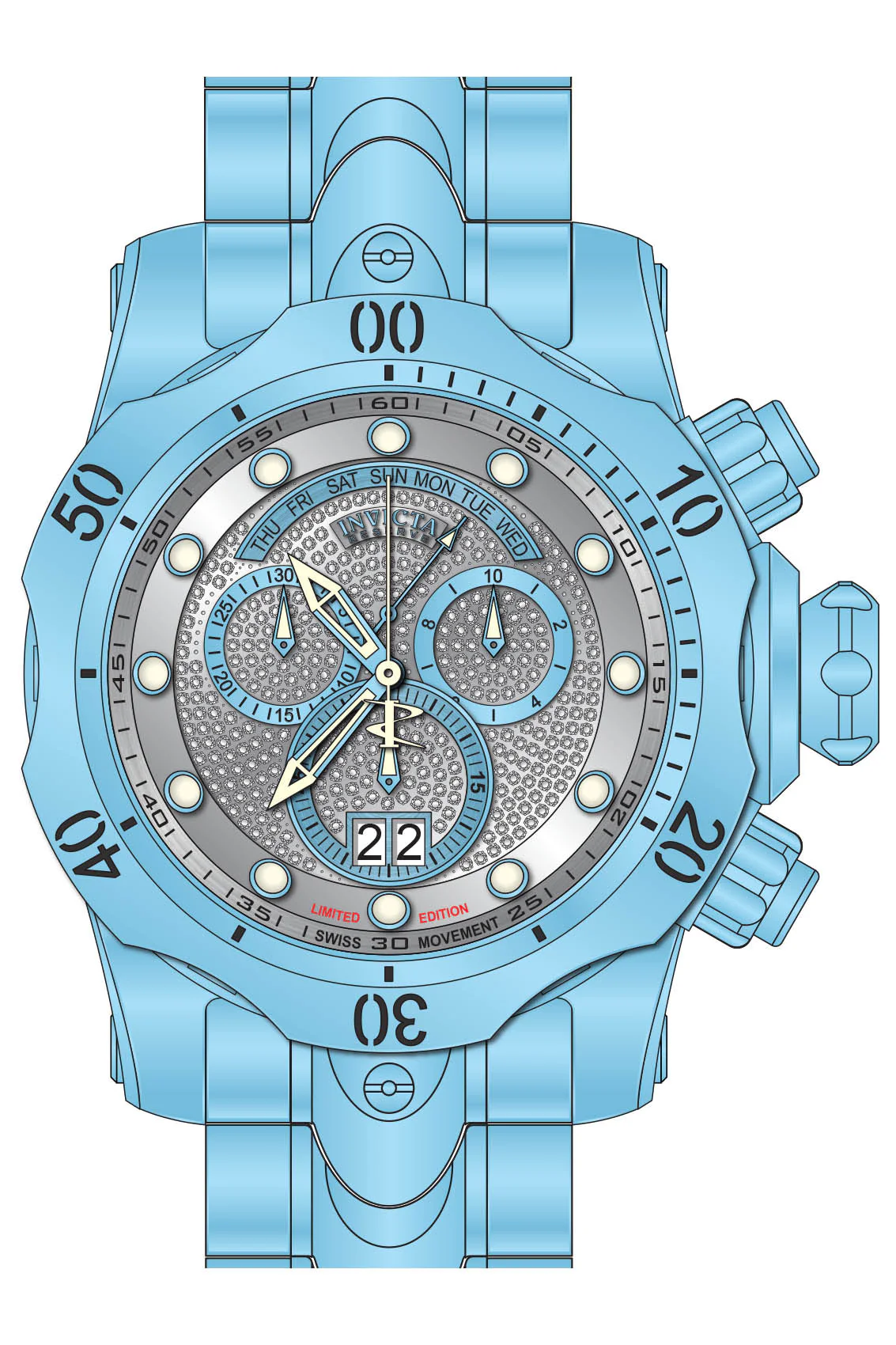Parts for Invicta Reserve Grand Venom Men 34290 - Image 2