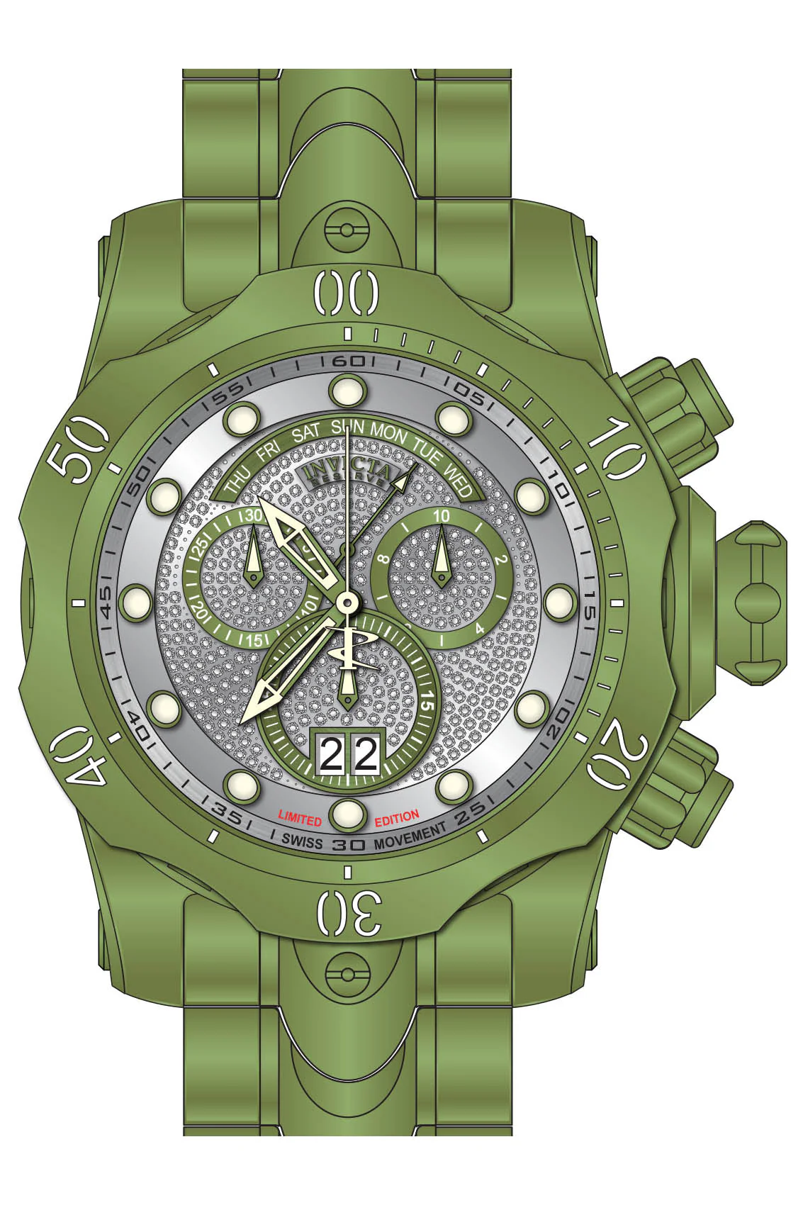 Parts for Invicta Reserve Grand Venom Men 34291 - Image 2