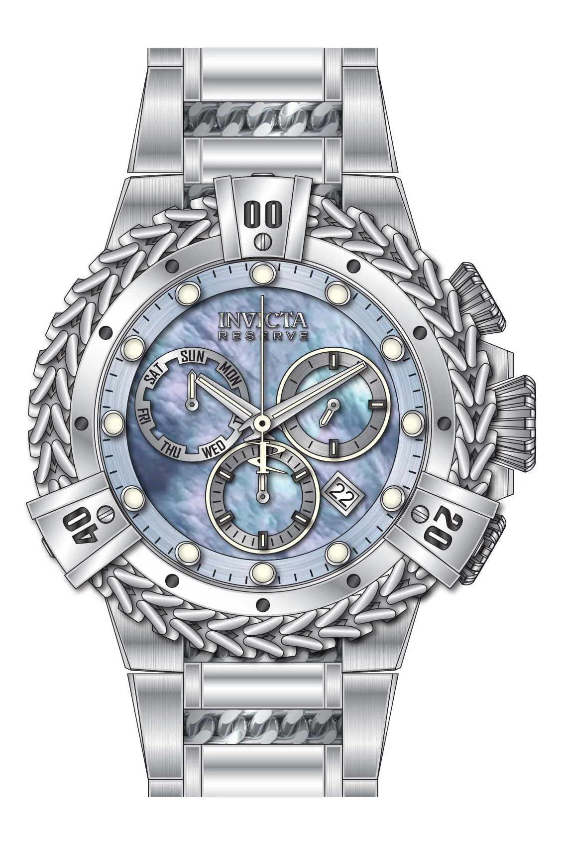Parts for Invicta Reserve Herc Men 34836 - Image 2