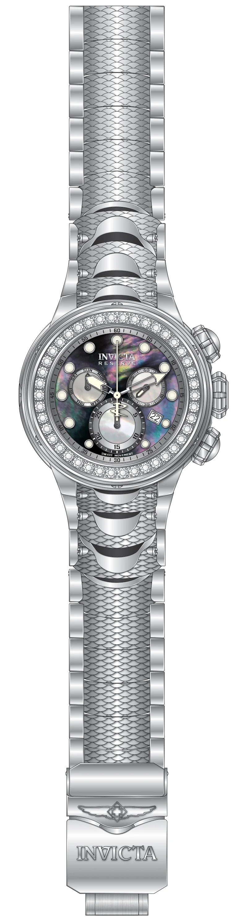 Parts For Invicta Reserve Kraken Men 51540