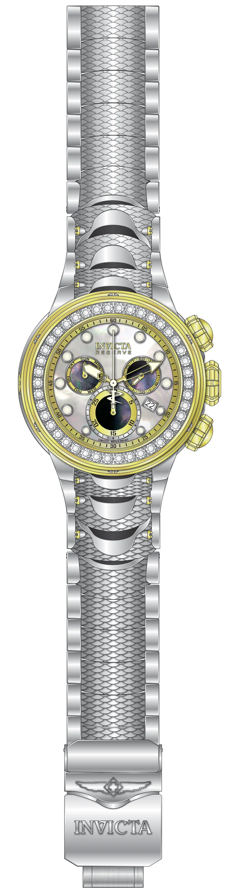 Parts For Invicta Reserve Kraken Men 51541