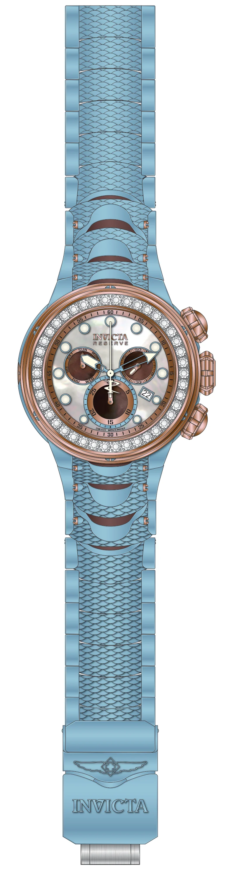 Parts For Invicta Reserve Kraken Men 51547