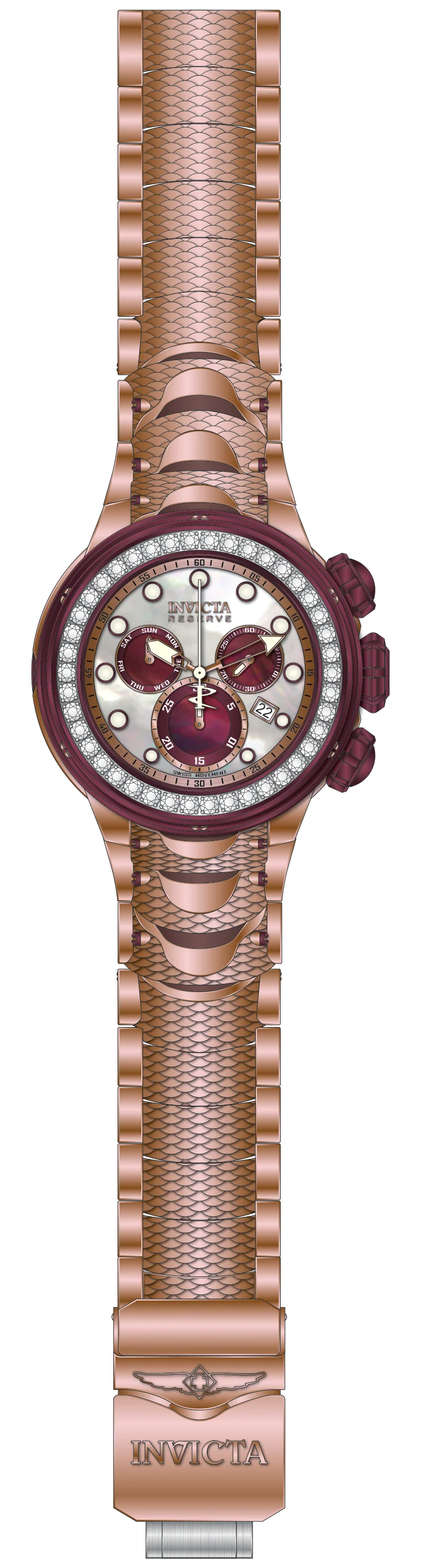 Parts For Invicta Reserve Kraken Men 51551