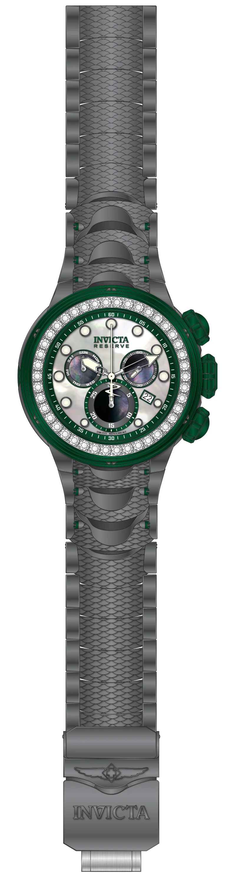 Parts For Invicta Reserve Kraken Men 51552