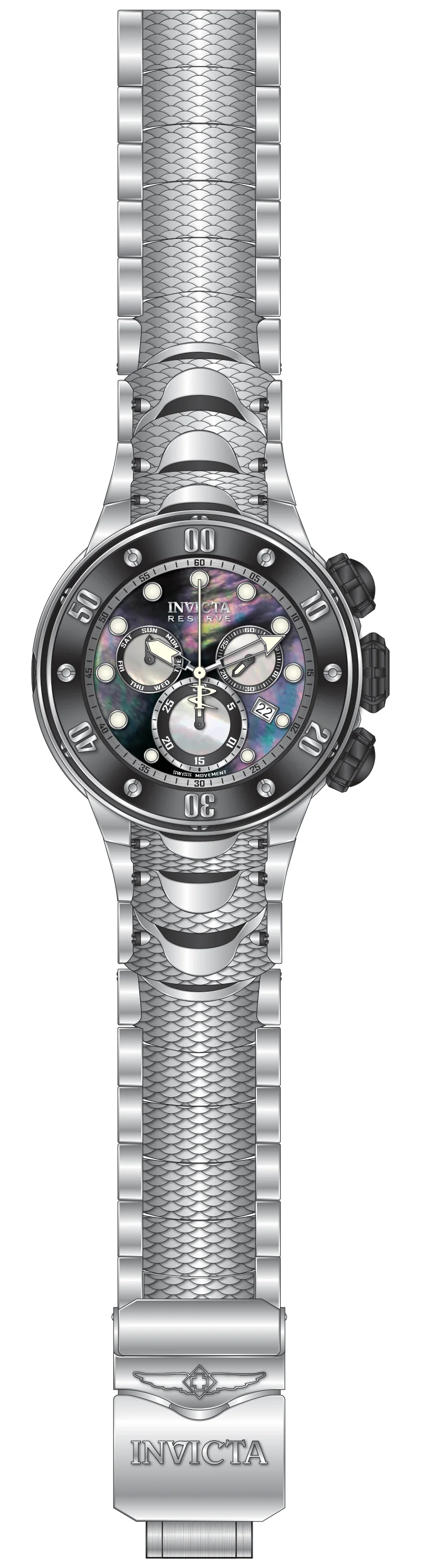 Parts For Invicta Reserve Kraken Men 51564