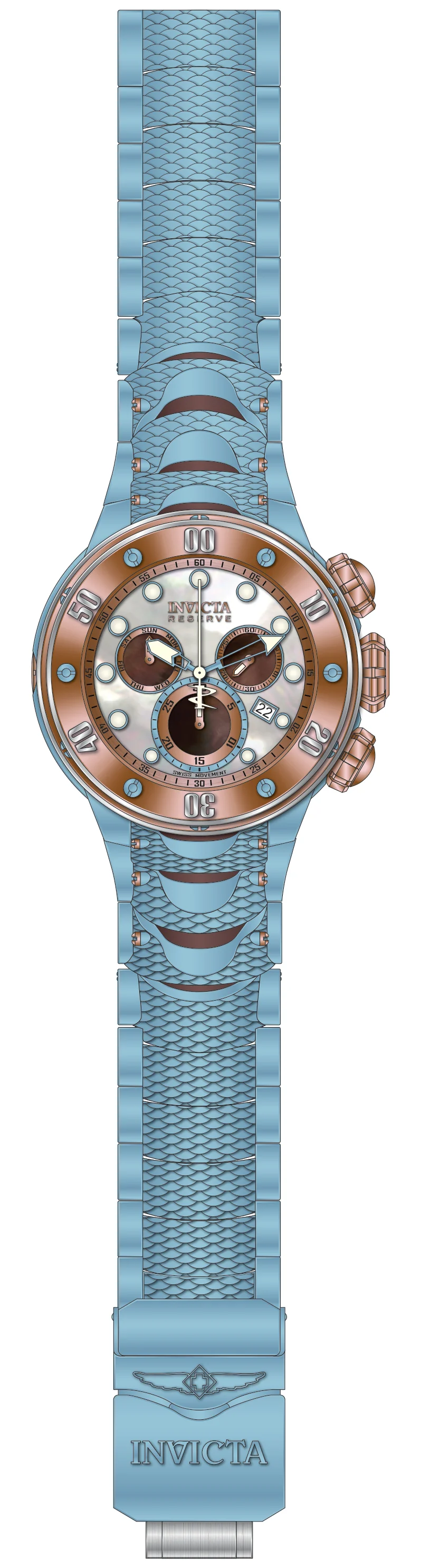 Parts For Invicta Reserve Kraken Men 51566