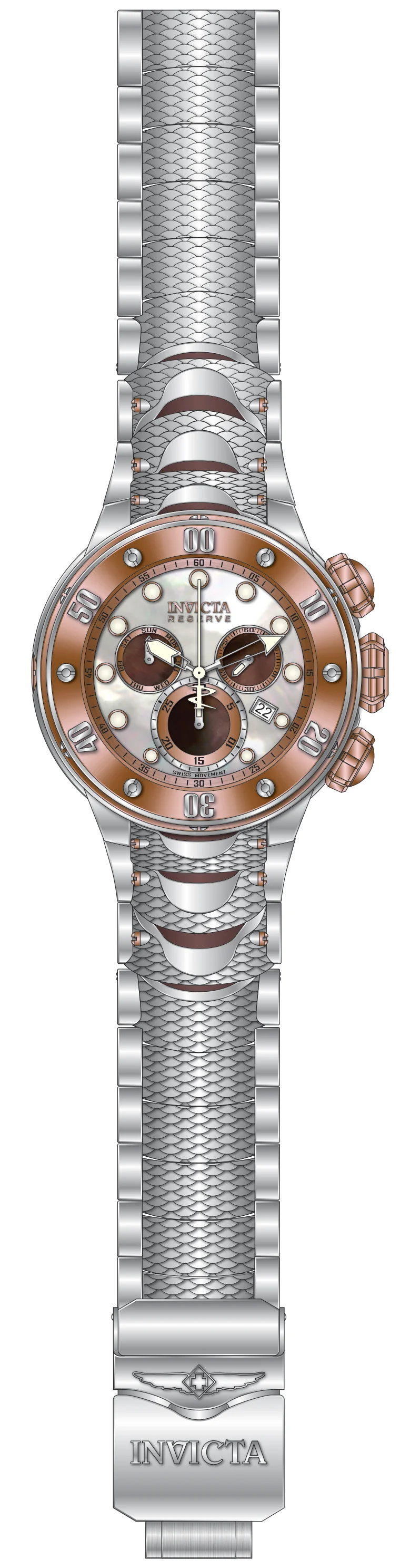 Parts For Invicta Reserve Kraken Men 51567