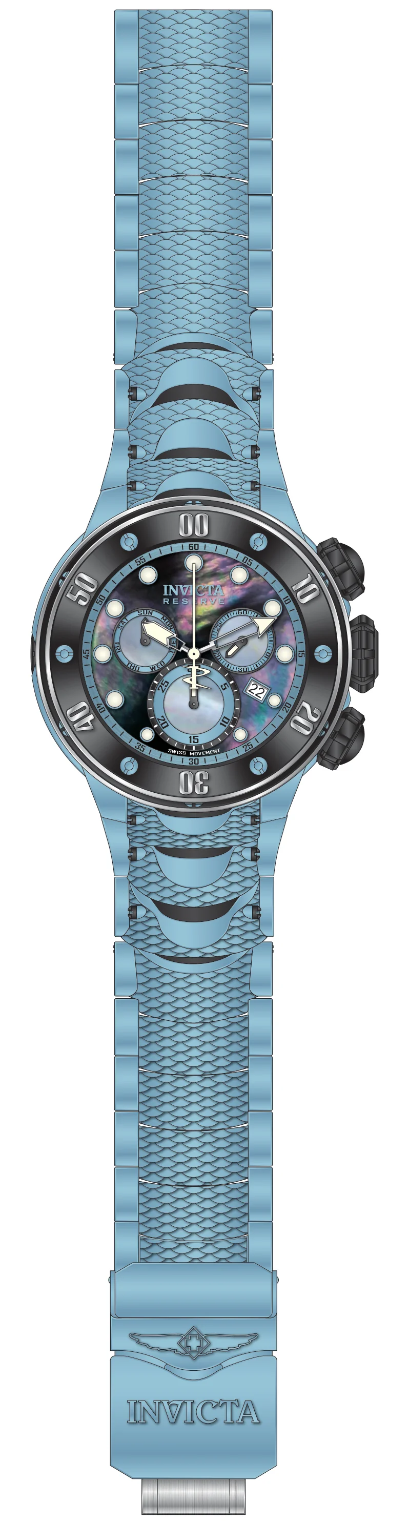 Parts For Invicta Reserve Kraken Men 51568