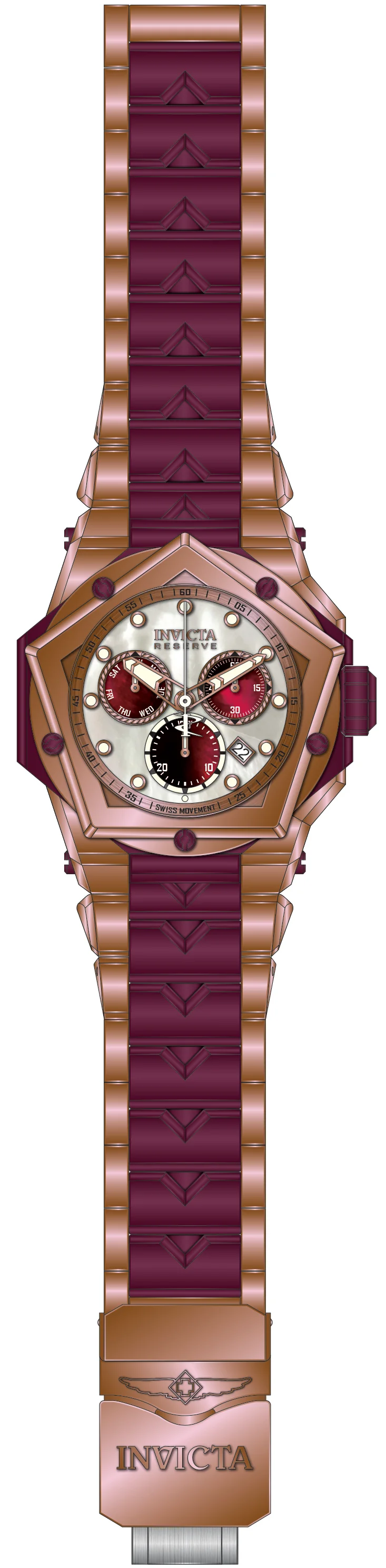 Parts For Invicta Reserve Kraken Men 51608
