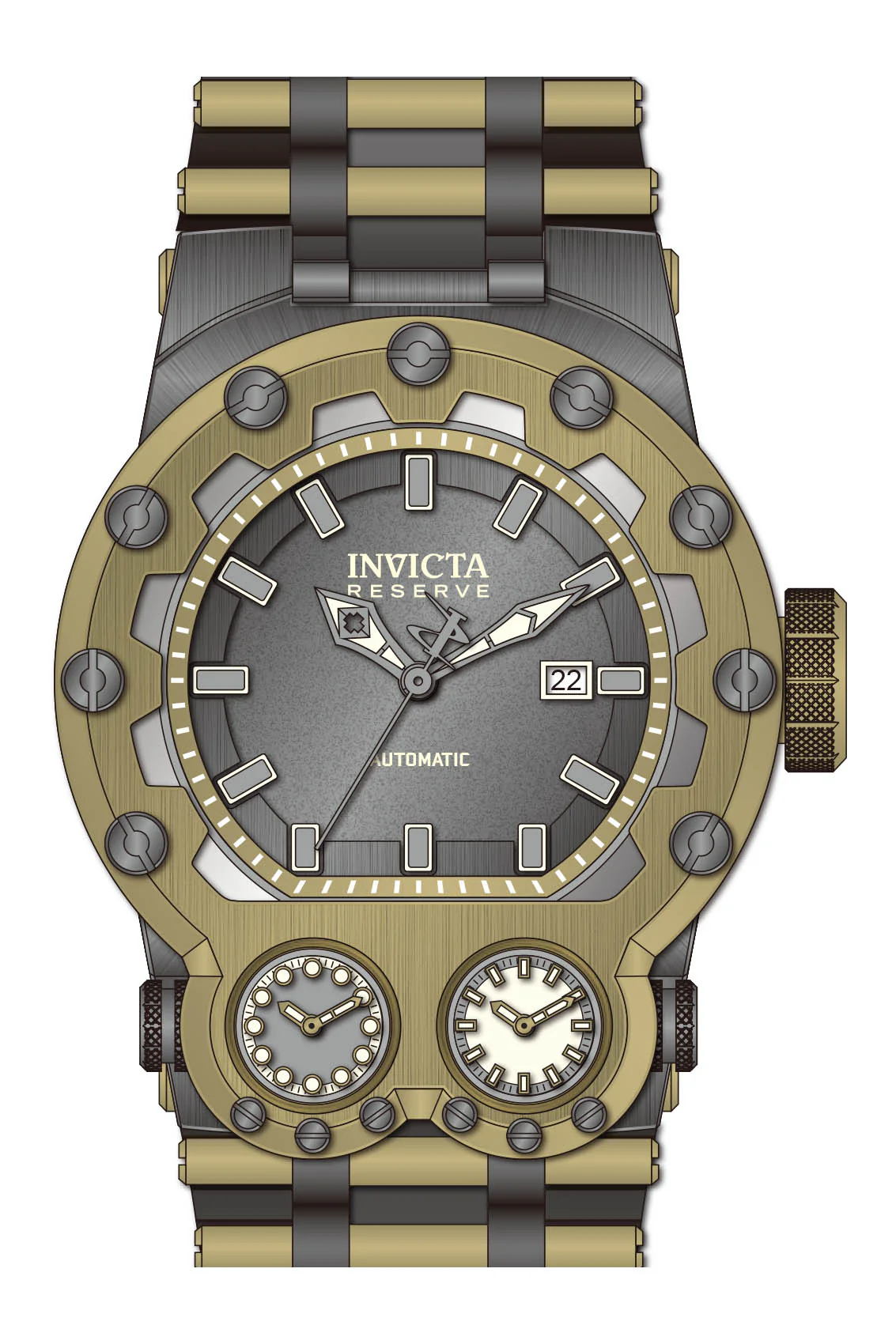 Parts for Invicta Reserve Magnum Tria Men 43128 - Image 2