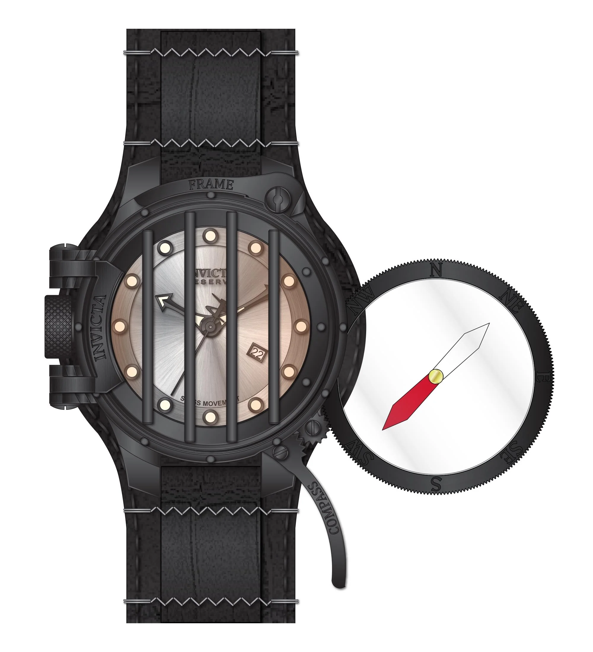 Parts for Invicta Reserve Men 34717 - Image 2