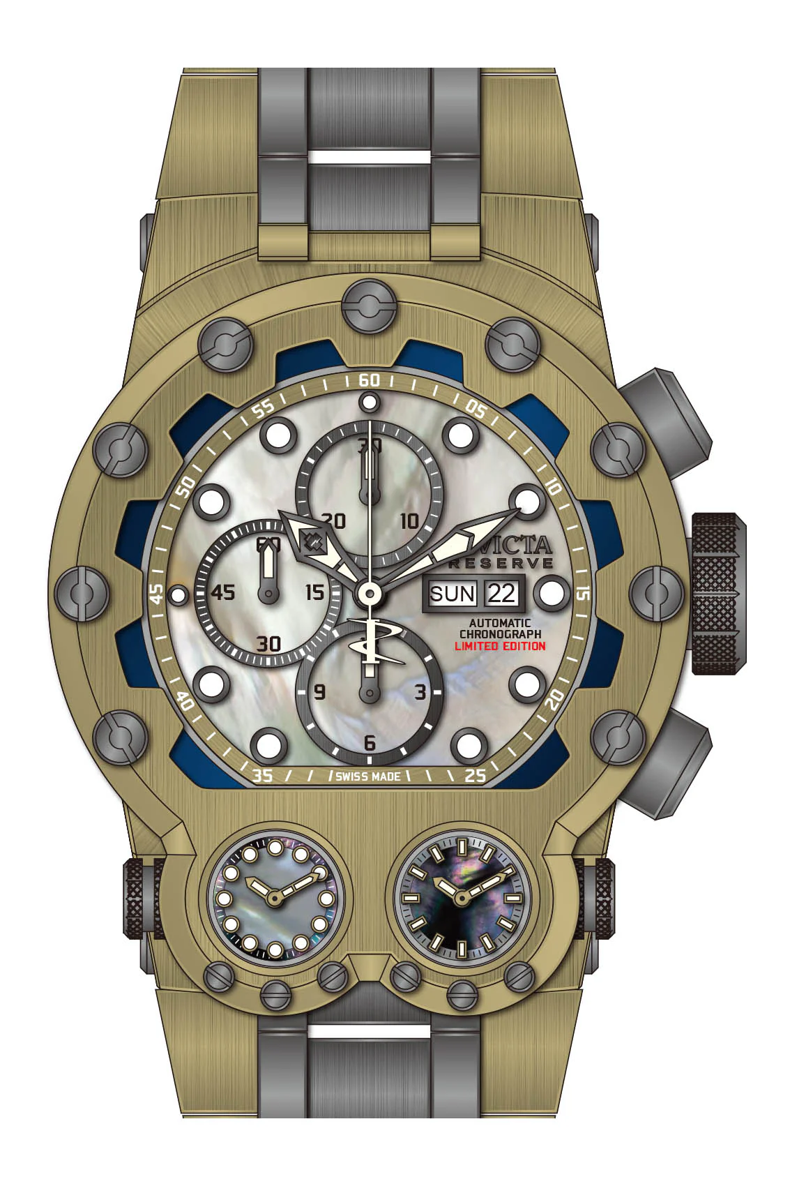 Parts for Invicta Reserve Men 43037 - Image 2