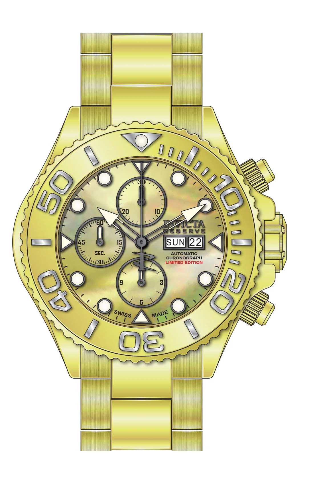 Parts for Invicta Reserve Men 43100 - Image 2