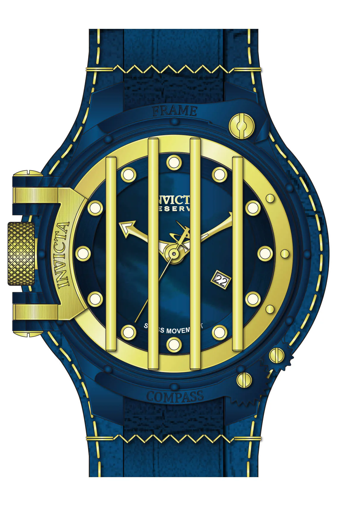 Parts for Invicta Reserve Men Blue Label 34856 - Image 2