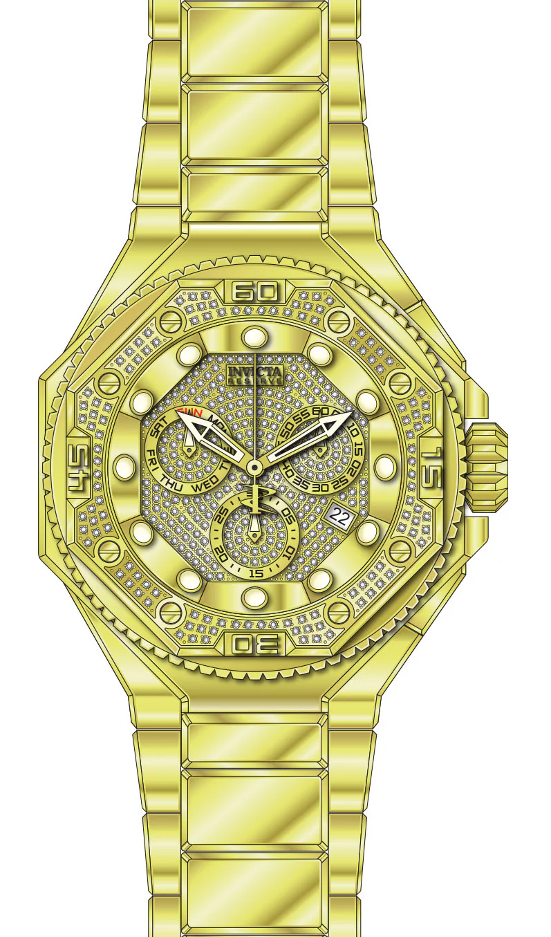 Parts For Invicta Reserve Pro Diver Men 44466