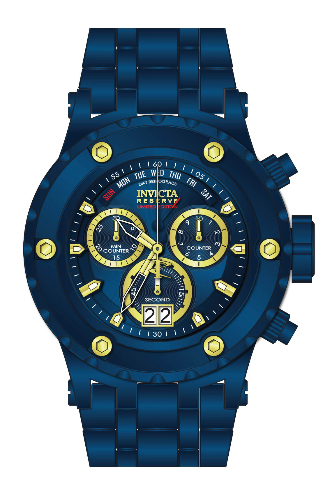 Parts for Invicta Reserve Specialty Subaqua Men Blue Label 34408 - Image 2