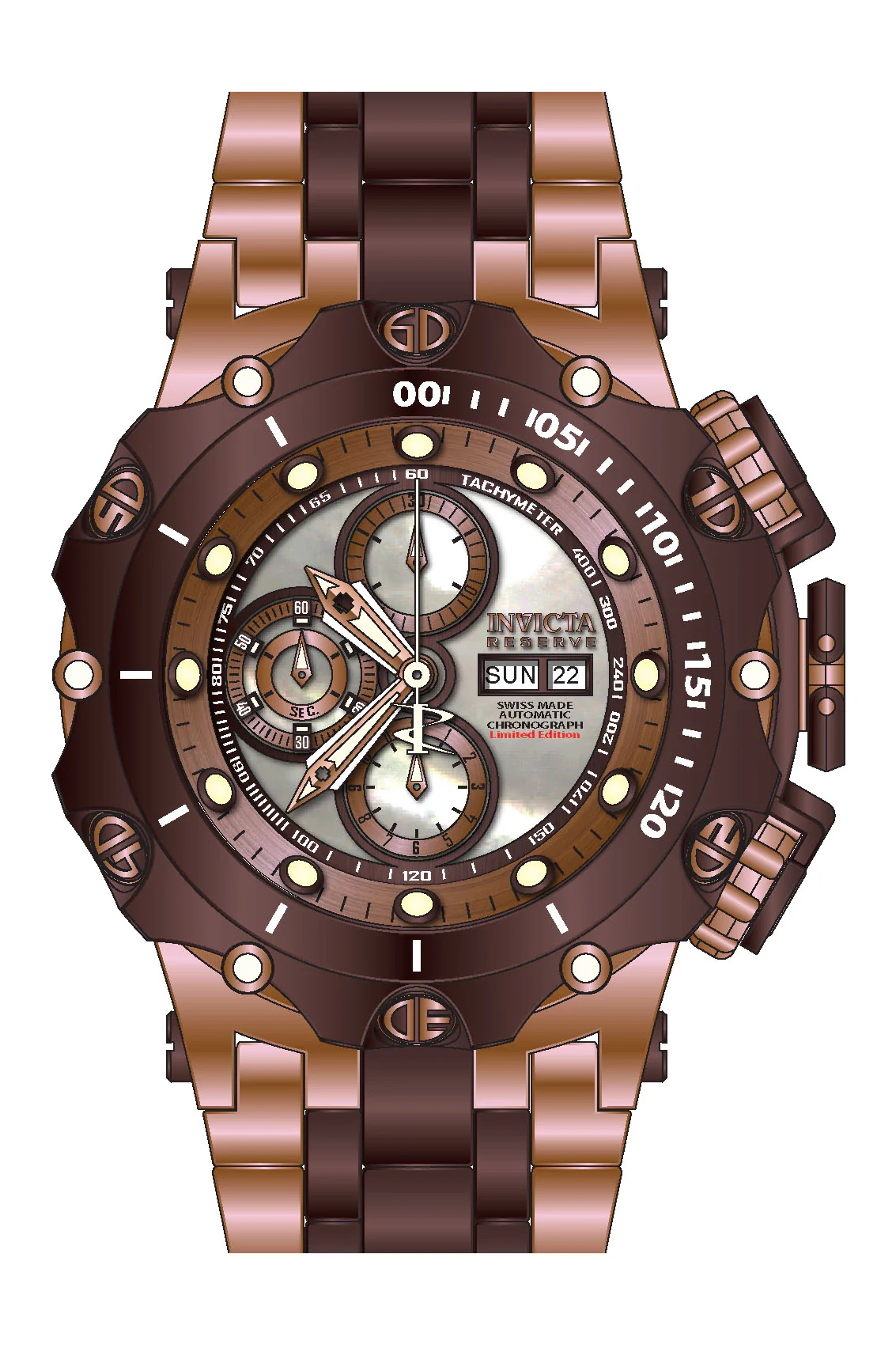 Parts for Invicta Reserve Venom Men None 43039 - Image 2