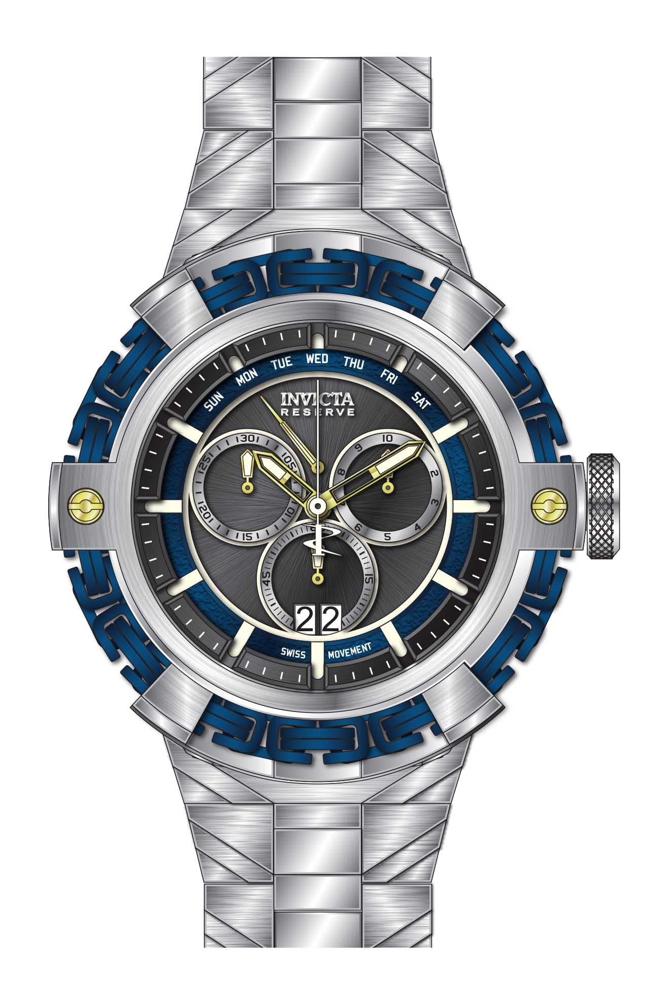 Parts for Invicta Reserve Wolf King Men 36191 - Image 2