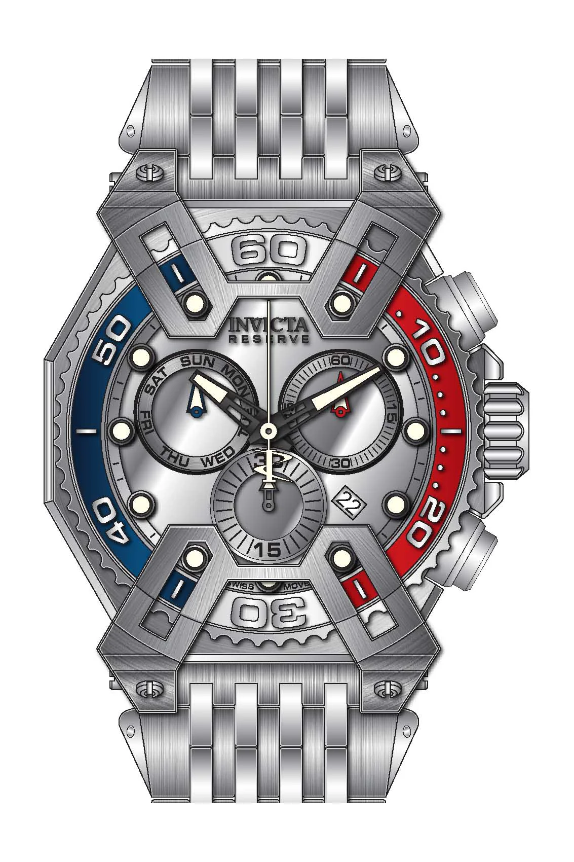 Parts for Invicta Reserve X-Wing Men None 42907 - Image 2